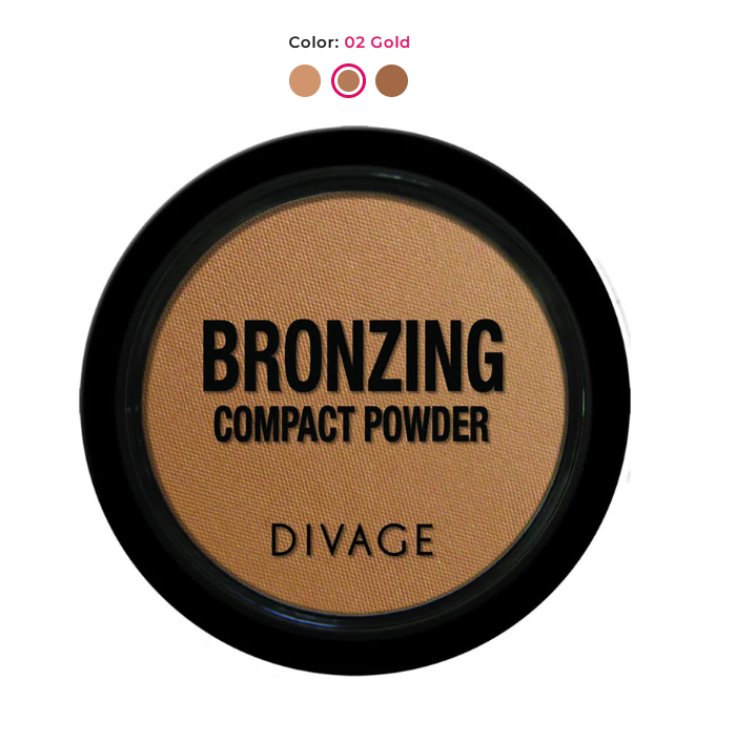 Divage Bronzing Compact Bronzing Powder 02 Gold