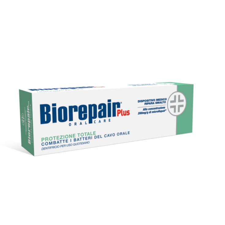 Biorepair Oral Care Plus Total Protection Fights Bacteria of the Oral Cavity Toothpaste 75 ml