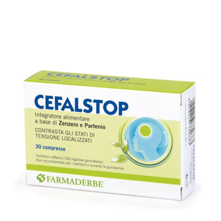 Farmaderbe Cefalstop Food Supplement 30 Tablets