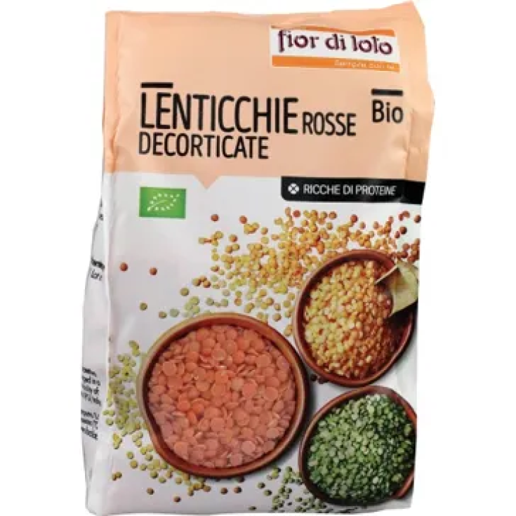 Fior Di Loto Small Red Lentils Decorticated Bio 400g