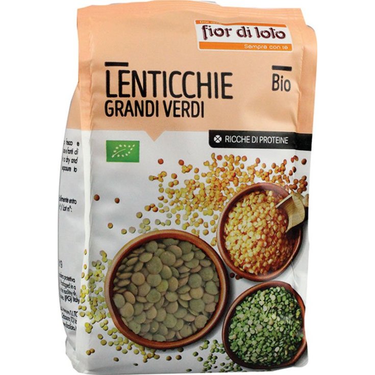 Fior Di Loto Organic Green Lentils 400g