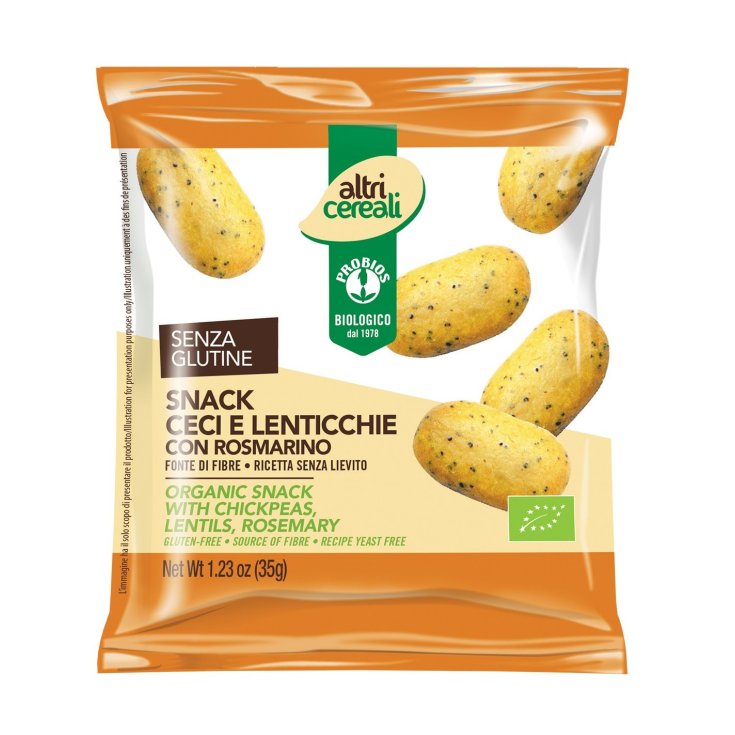 Other Cereals Snacks Chickpeas And Lentils With Rosemary Probios 35g