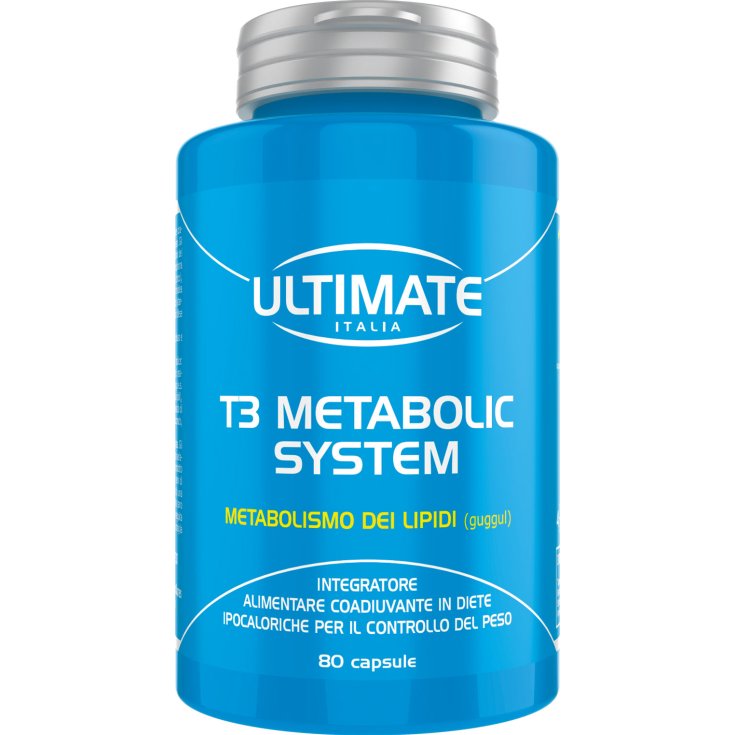 Ultimate Wellness T3 Metabolic System Food Supplement For Weight Control 80 Capsules