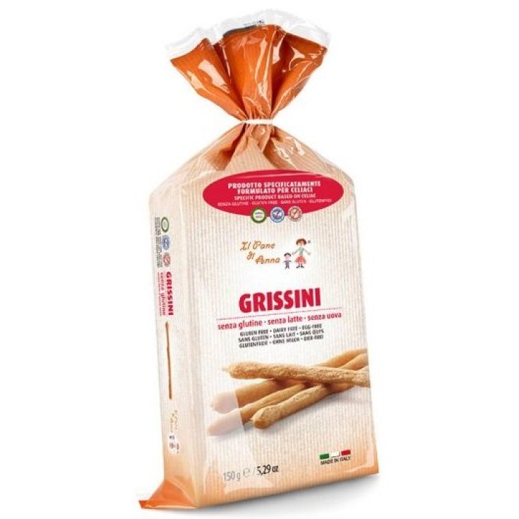 Il Pane Di Anna Breadsticks Gluten Free Milk Free Eggs 150g