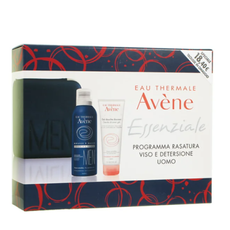Essential Avene Cleansing Shaving Box With Complimentary Trousse