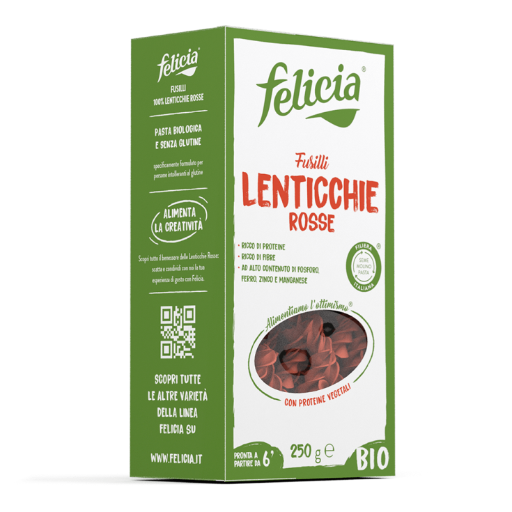 Felicia Bio Legumes Line Lentil Fusilli 250g