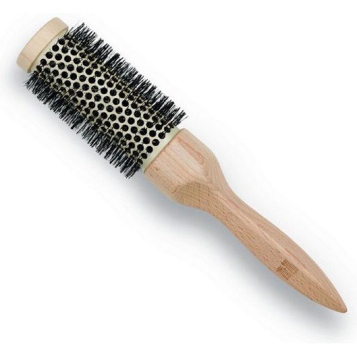 Pg Heat brush with wooden handle