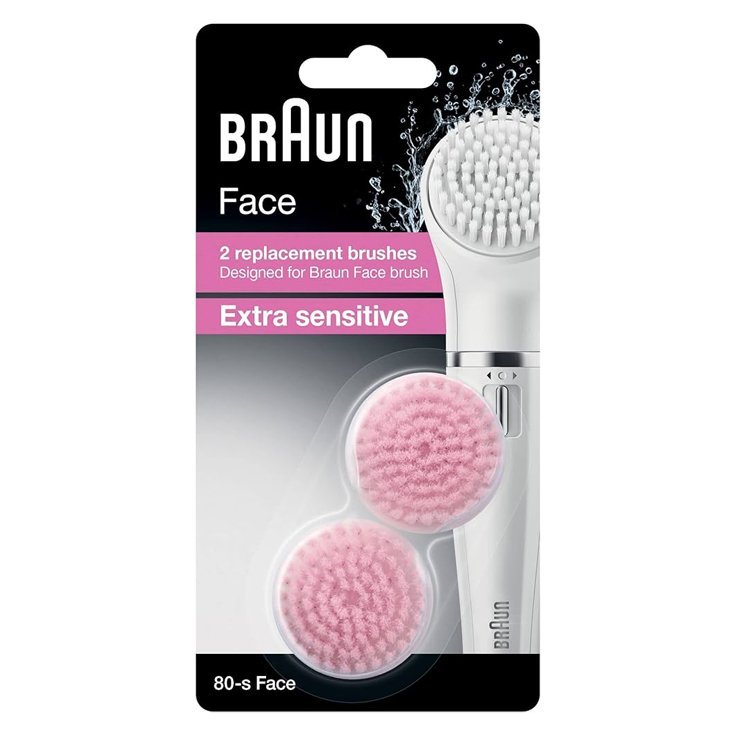 Braun Face SE80 S Extra Sensitive Replacement Brushes