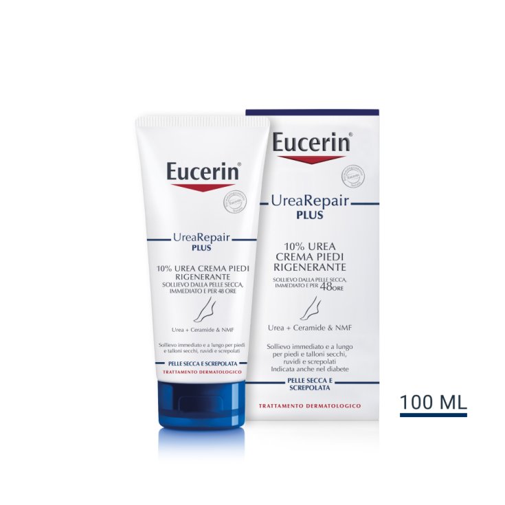 UreaRepair Plus 10% Urea Regenerating Foot Cream Eucerin® 100ml