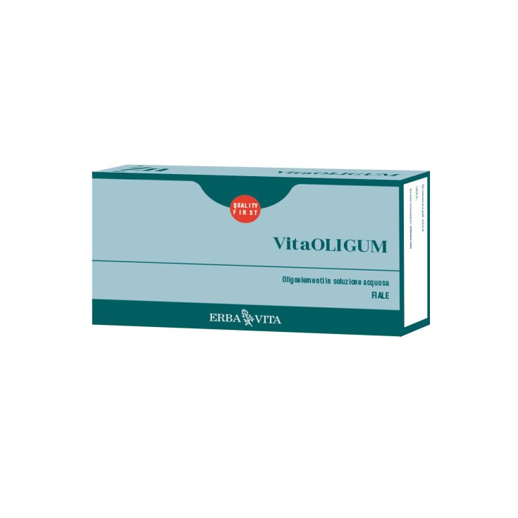 ErbaVita VitaOligum Copper Food Supplement 20 Ampoules