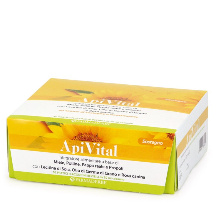 Farmaderbe Apivital Integratotre Alimentare 30 Vials x20ml