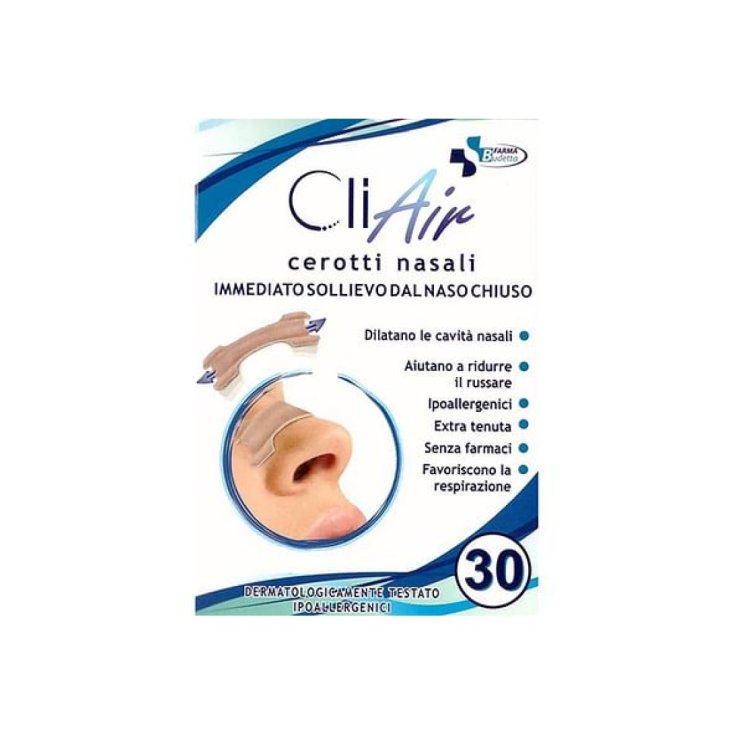 Budetta Cliair Nasal Plasters 30 Pieces