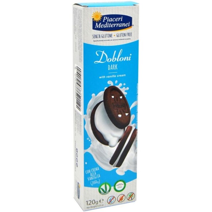 Piaceri Mediterranei Dobloni Dark Gluten Free Cookies 120g