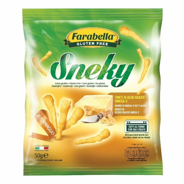 Farabella Sneky Salty Snacks Cheese Taste Gluten Free 50g