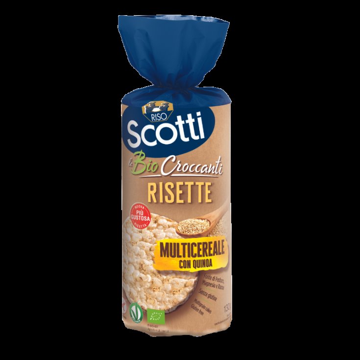 Scotti Scotti Rice Tortitas Bio Multicereales y Quinoa 130g S-Gluten