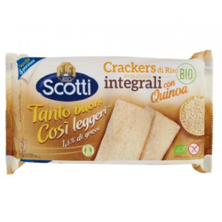 Rice Scotti Integral Rice Crackers With Quinoa Biologico 160g