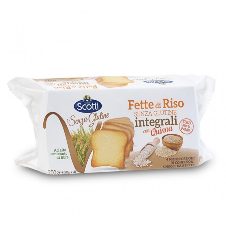 Riso Scotti Rice Slices Of Wholemeal With Quinoa Gluten Free 200g