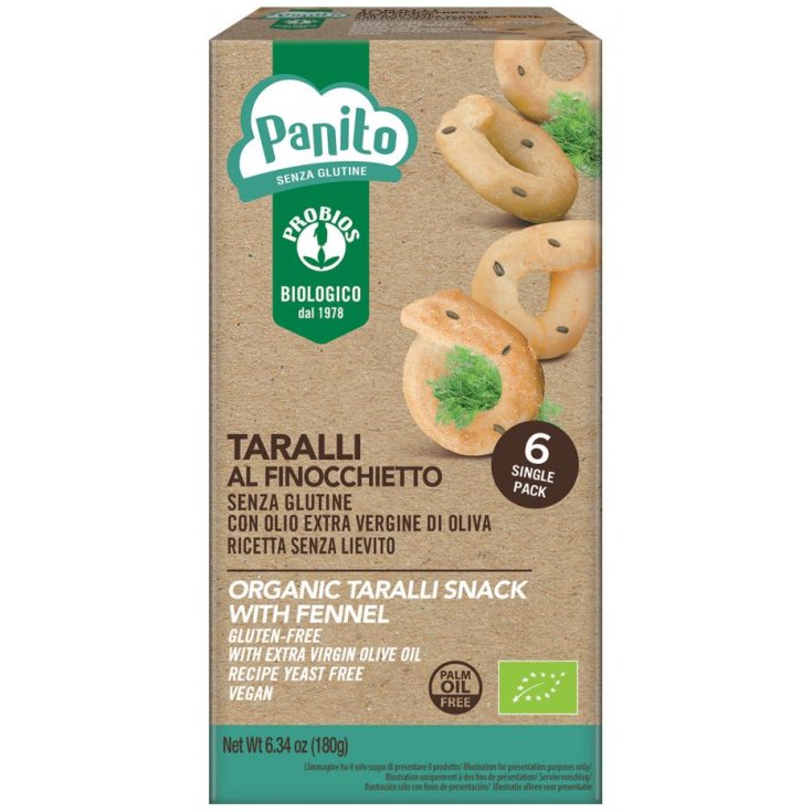 Patino Taralli With Fennel Gluten Free Probios 180g