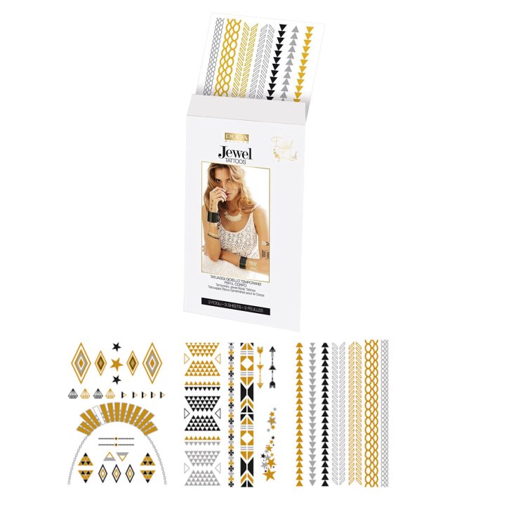 Pupa Jewel Tattoo Swarovski Jewel Temporary Tattoos 02
