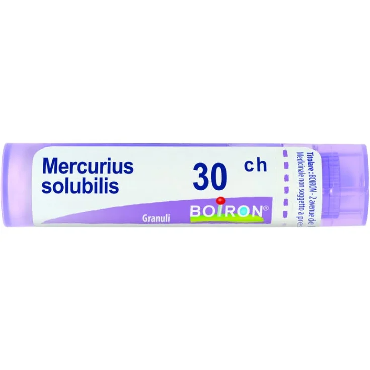 Mercurius Solubilis 30ch Boiron Granules