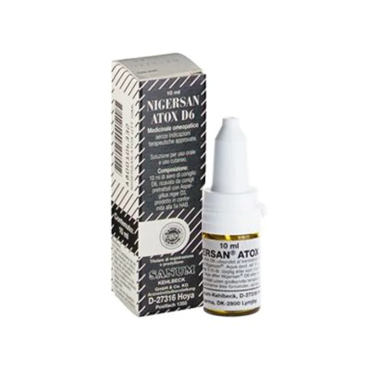 Imo Nigersan Atox D6 Homeopathic Remedy In Drops Sanum Line 10ml