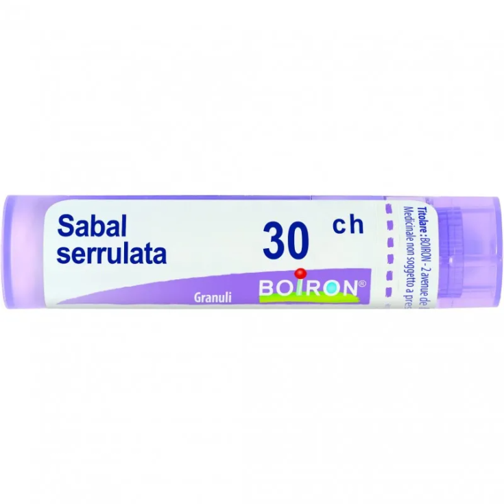 Laboratoires Boiron Sabal Serrulata 30ch Homeopathic Remedy In Granules