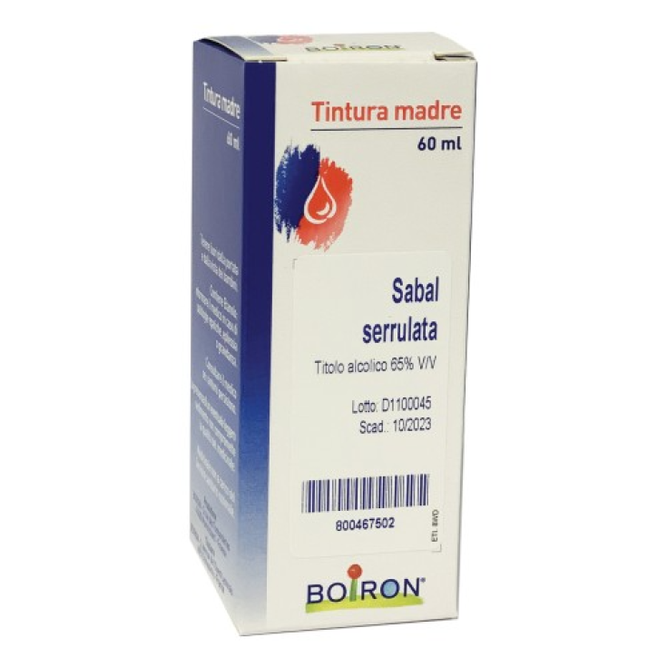 Boiron Sabal Serrulata Homeopathic Remedy 60ml Tm