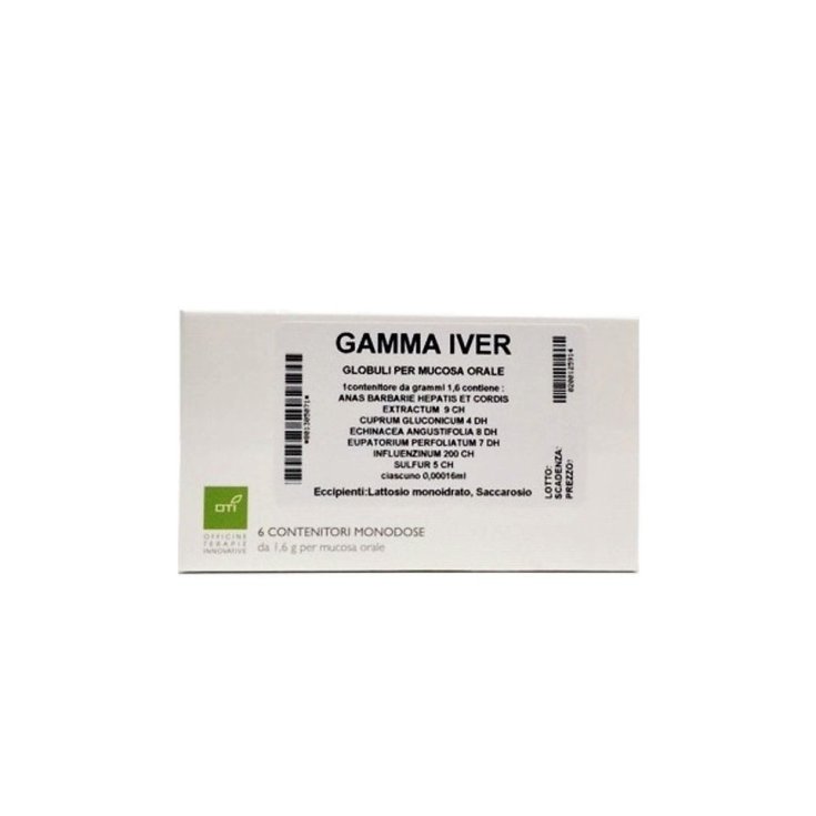 Oti Gamma Iver Homeopathic Remedy In 6 Ampoules Blood Cells