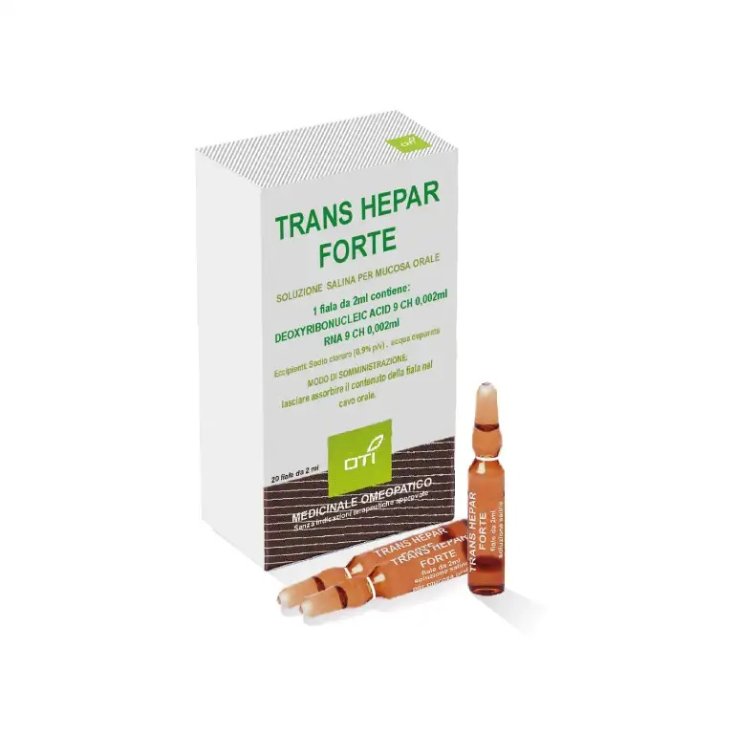 Oti Trans Hepar Forte Homeopathic Remedy 20 Hydroalcoholic Vials