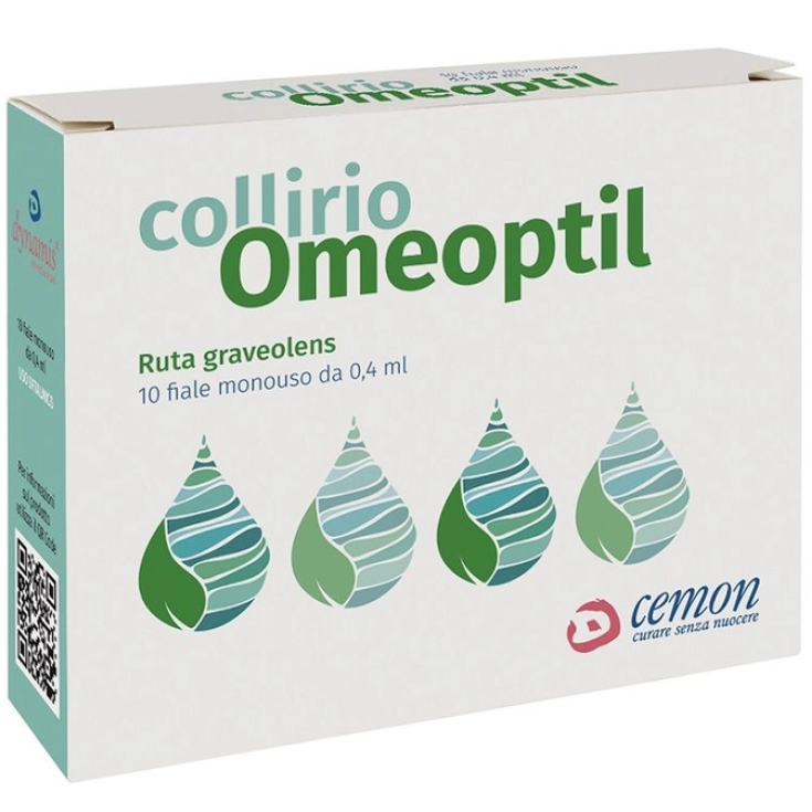 Cemon Omeoptil Eye Drops Ruta Homeopathic Remedy 10 Ampoules
