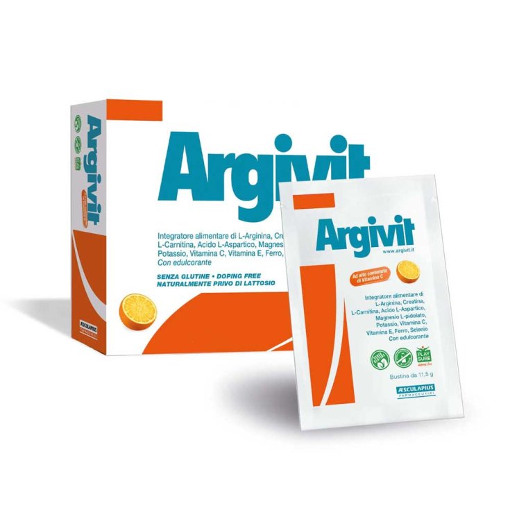 Aesculapius Farmaceutici Argivit Food Supplement Gluten Free 14 Sachets Of 11.2g