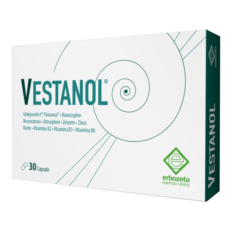 Erbozeta Vestanol Food Supplement 30 Capsules