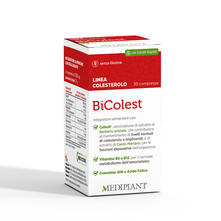 Mediplant Bicolest Food Supplement 30 Capsules