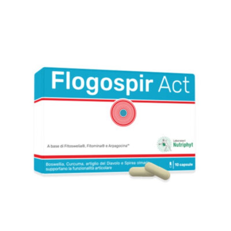 Nutriphyt Flogospir Act 10 Capsules Laboratories