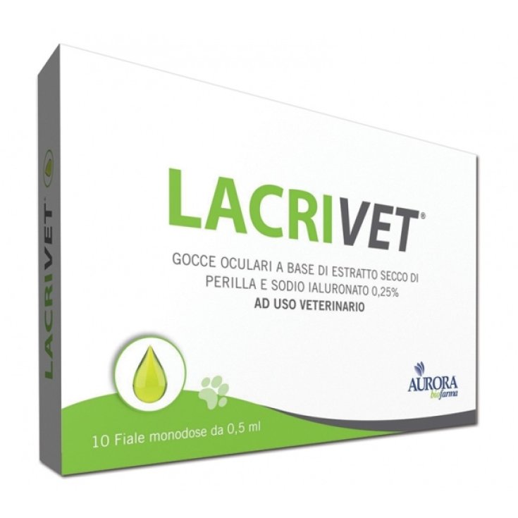 LacriVet Eye Drops Strip Veterinary Use 10 Vials