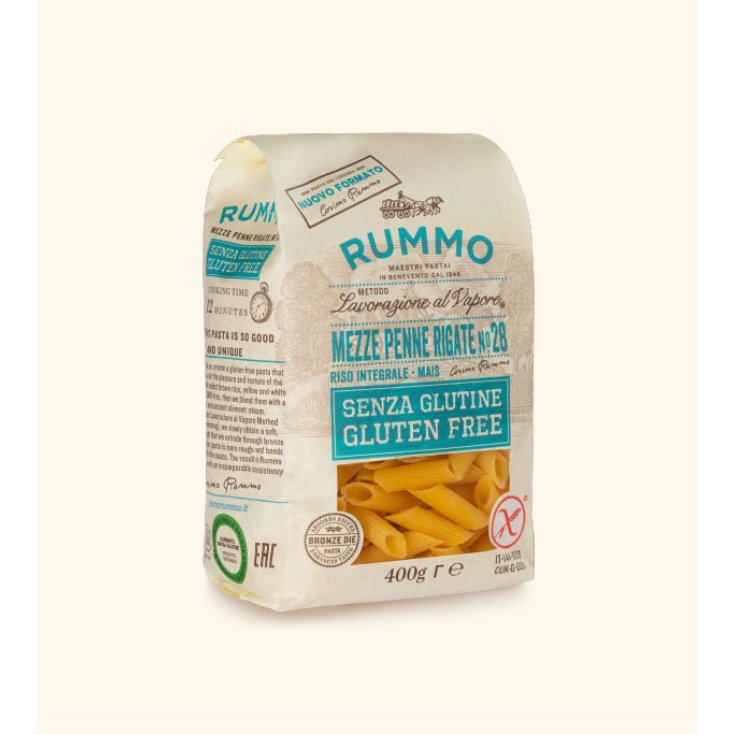 Rummo Mezze Penne Rigate N. 28 Gluten Free 400g