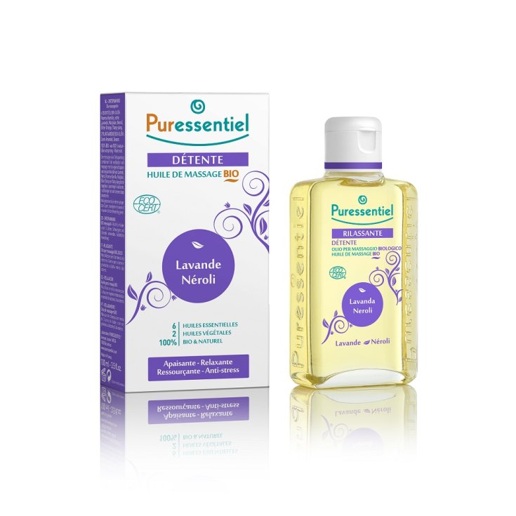 Puressentiel Organic Relaxation Massage Oil Lavender / Neroli 100ml