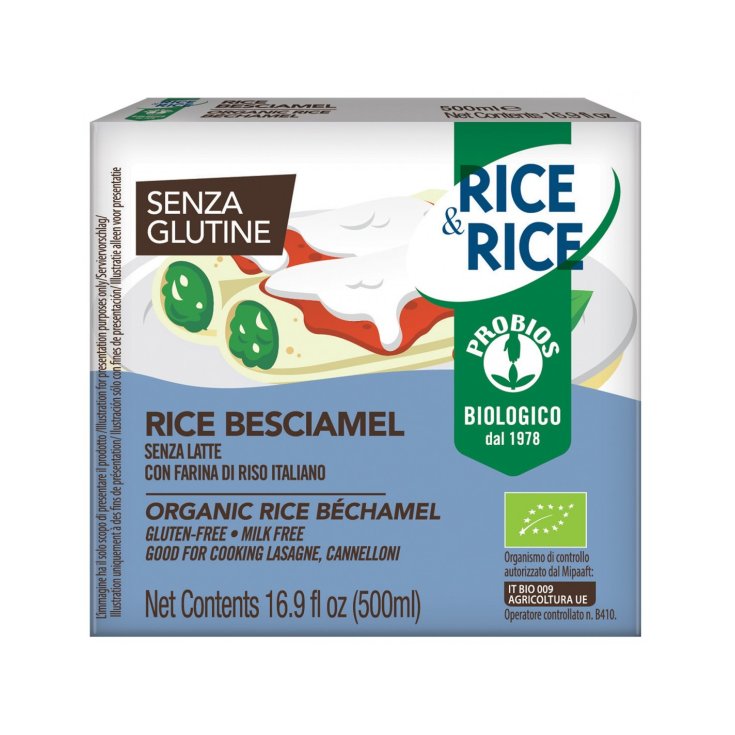 Rice & Rice Béchamel Gluten Free Rice Probios 500ml