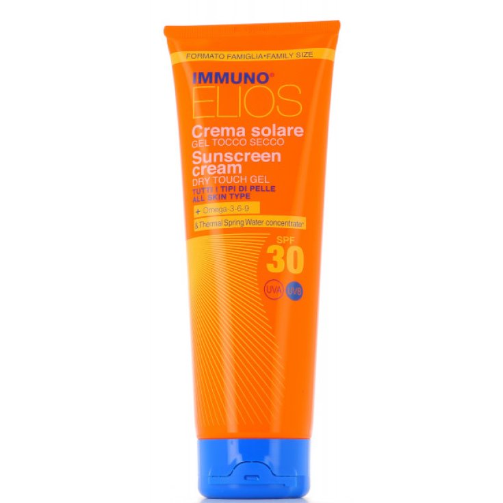 Immuno Elios Sun Cream SPF30 Morgan Pharma Dry Touch Gel 250ml