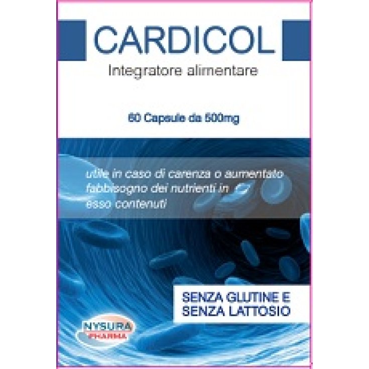 Nysura Pharma Cardicol Food Supplement 60 500mg