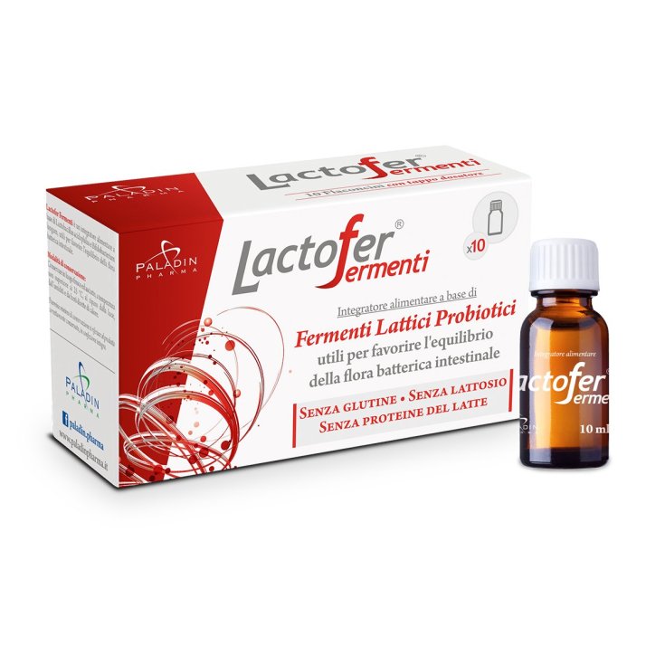 Paladin Pharma Lactofer Lactic Ferments 10 Vials Of 10ml