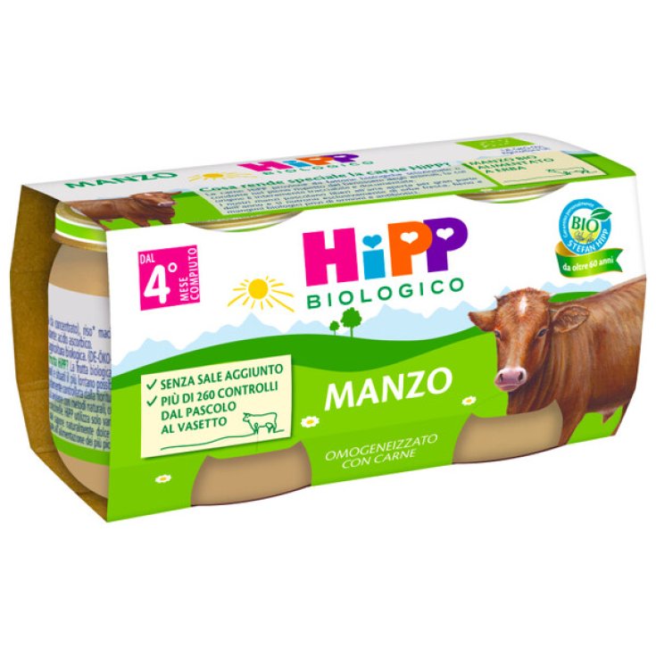 HiPP Organic Beef 2x80g
