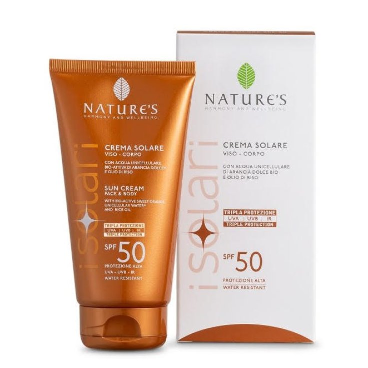 Nature's I Solari Sun Cream Face Body Spf50