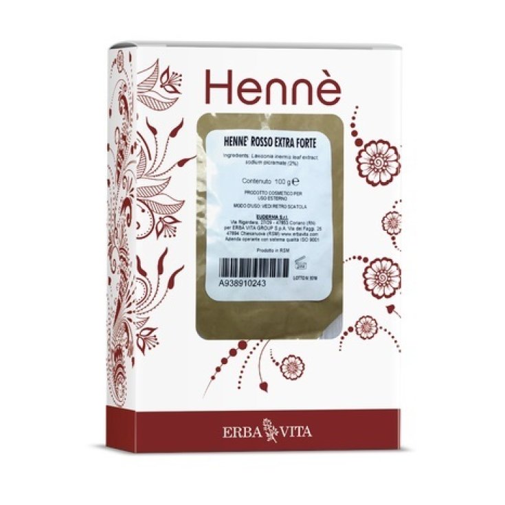 Extraforte Red Henna Erba Vita 100g