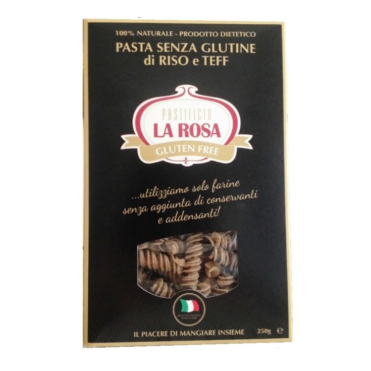 La Rosa Pasta Rice & Teff Pasta Fusilli Gluten Free 250g