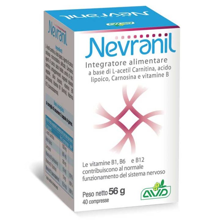 AVD Nevranil Food Supplement 40 Tablets