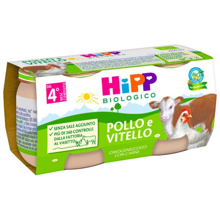 HiPP Organic Chicken and Veal 2x80g