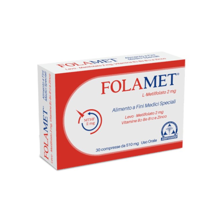 AB Pharm Folamet Food Supplement 30 Tablets