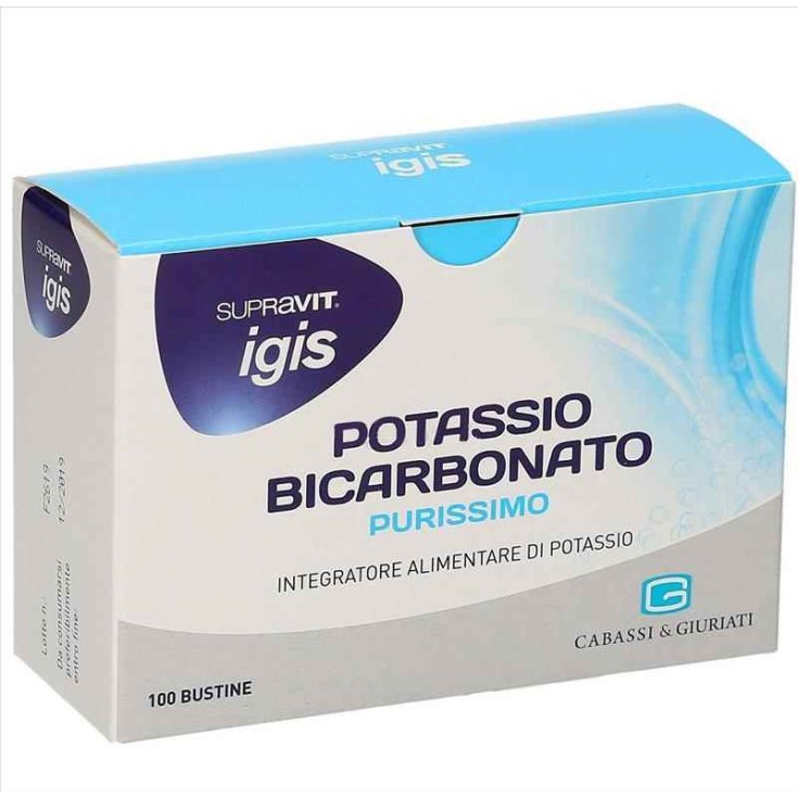 Cabassi & Giuriati Pure Potassium Bicarbonate Food Supplement 100 Sachets