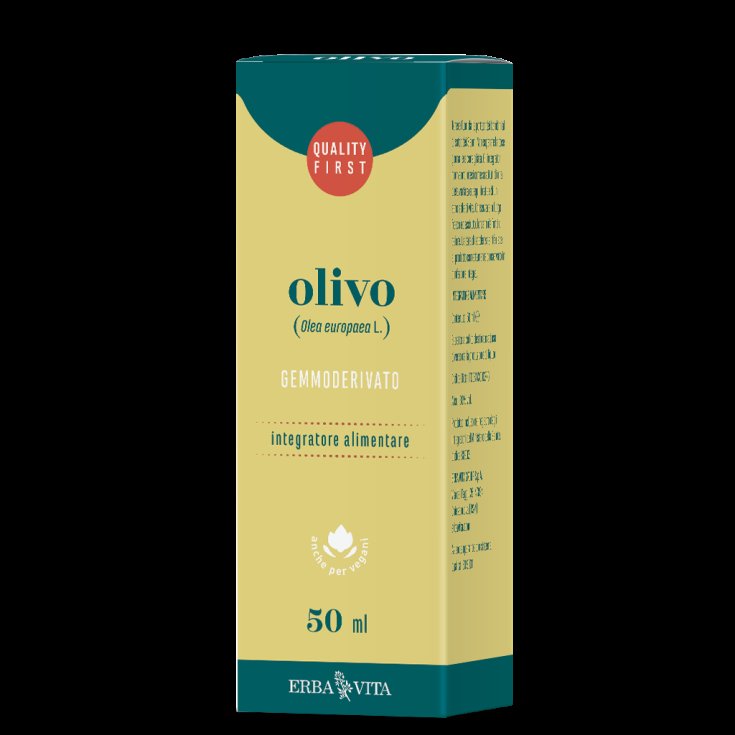 Erba Vita Gemmoderivato Olivo Food Supplement 50ml